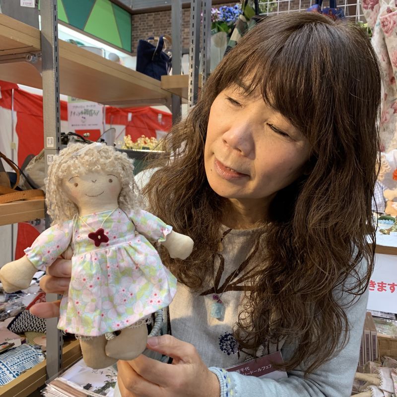 ドール作家 毛塚千代さんハンドメイドおばけ天使 - おもちゃ/人形